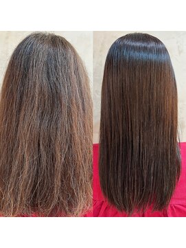 ヘアーソート(hair sort) 髪質改善　縮毛矯正  酸性トリートメント　オージュア 髪質再生