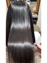 バランスヘアクリニック 南仙台駅前店(Balance hair clinic) 髪質改善カラー[タイトストレート/ダークグレージュ/艶髪]30代