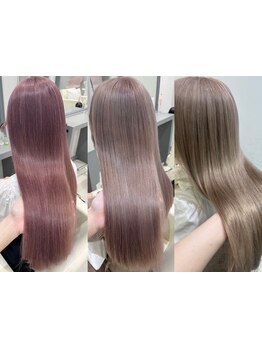 [口コミで好評☆]カット+カラー+TR\8800！イルミナカラーや、旬のインナーカラーも一味違う仕上がりに♪