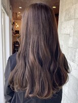 ミルヘアデザイン(mil hair design)&nbsp;ミルクティーベージュダブルカラーインナーカラーケアブリーチ