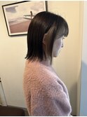 20代30代イヤリングカラーベージュ透明感カラー