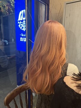 ヌン(nun) 似合わせカット×ケアブリーチ×艶カラー×トリートメント