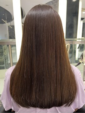 エアー 銀座タワー(AIR) ツヤ髪スタイル/くすみカラー/美髪/レイヤーカット【榛葉】