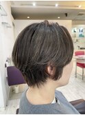 似合わせカット/ハンサムショート/上大岡/オージュア/白髪染め