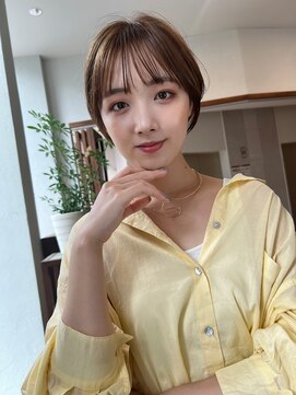 アンバー 池袋(amber) デザインカラー/縮毛矯正/ハンサムショート[池袋駅]