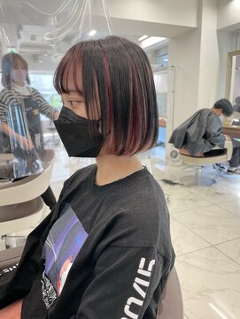 アッシュ 下北沢店(Ash) コントラストインナーピンクカラー