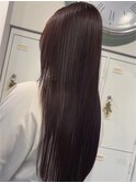 ツヤストレートヘルシースタイルルーズヘア