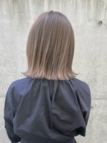 ハローバイシー 仙台(Hello by Sea)&nbsp;オリーブグレー×小顔[ココアベージュ/黒髪/くらげヘアー]