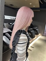 ペレ 栄店(PELE)&nbsp;切りっぱなしボブ/エアリーロング/美髪/ピンクブラウン/栄