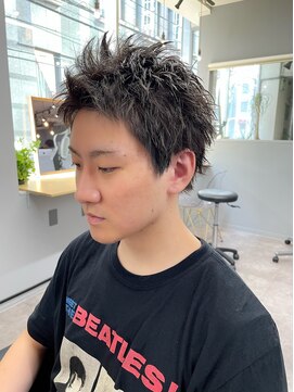 アンルポン 梅田(un le pont) 【un le pont梅田】刈り上げないメンズスパイキーショート★