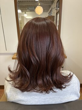 ドルチェ(dolce) 切りっぱなし　ボルドーカラー