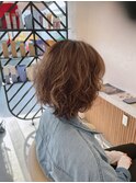 ハイライトカラーとパーマスタイル♪