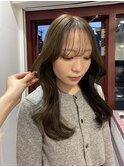 ブリーチなしで作るオリーブベージュ