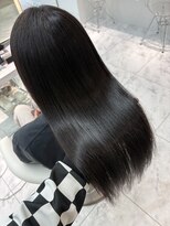 ロンドルピナス 小倉(Lond Lupinus)&nbsp;ブルーブラック/縮毛矯正/美髪のススメ/外ハネボブ/髪質改善