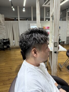 クール 大和八木駅前店(Coeur) #メンズマッシュ　#メンズアップバング　#メンズツイスパ