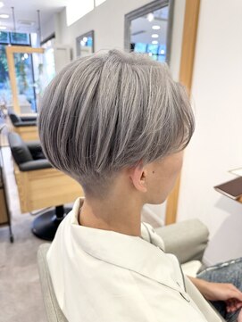 エテバイリリア メンズサロン 堺市駅前店(ete by LILIA.) ハイトーンカラー/メンズカット/men'scut /シルバー/ブリーチ