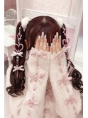ツインテール×メルヘンヘアセット/髪質改善/ヘアアレンジ/韓国