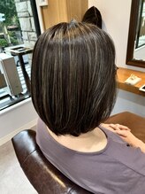 ストップレディー(stop lady) グレージュハイライト 白髪ぼかし