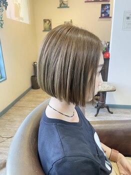 ノトマニア(NOTO MANIA)の写真/【四ツ橋駅徒歩5分】丁寧なカウンセリングを通じてあなたに似合う、きれいなフォルムのショートヘアに♪