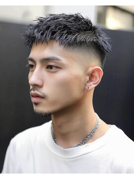 オンク 新宿(onk) 黒髪/グレーベージュ/レイヤーロング/前髪パーマ[新宿駅]