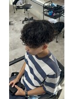 ジェントル(GENTLE)&nbsp;無造作波巻きシャドウパーマ