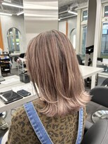 エイト 立川店(EIGHT)&nbsp;☆重ねて作るハイライト×ピンクベージュ☆