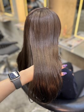 ロンド 表参道店(Lond) ミディアムレイヤーカット/レイヤー/顔周り/韓国/髪質改善