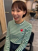 カノエ(canoe)&nbsp;30代40代韓国ボブ髪質改善ミニボブヘア似合わせカット