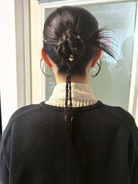 アンニュ(annuy)&nbsp;カチモリヘア 成人式 ヘアアレンジ アップスタイル 結婚式