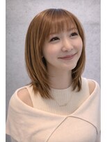 テラ(terra)&nbsp;ハイライトミルクティーベージュ くびれミディレイヤー