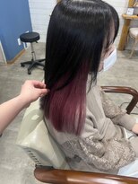 アオク(AOKU) カシスピンク × インナーカラー