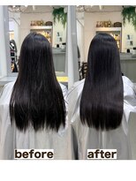 シゲ 自由が丘店(SHIGE) 乾かすだけでまとまる地毛風髪質改善ストレート40代50代縮毛矯正