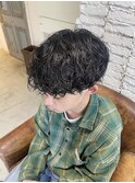 シャドウパーマ/ニュアンスパーマ/波巻きパーマ