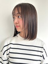 カバーヘア ブリス 上尾西口店(COVER HAIR bliss) 切りっぱなしボブ/内巻き/グレージュ/春カラーブリーチなしp上尾