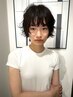 カット+透明感カラー+ヘッドスパ