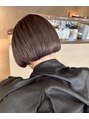 ロウROW) 細いブリーチハイライトを入れてます 白髪ぼかしにもなります
