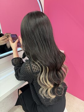 ロサ ファイブヘアー(Rosa..5Hair) 黒髪×インナーホワイト