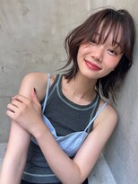 ロジッタ(ROJITHA)&nbsp;【ROJITHA原宿表参道】ピンクブラウン×ボブ巻き髪