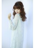 ハーフアップ
