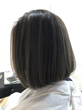 アンス 大阪梅田(ANs.) 20代30代★エレガントなツヤ感ラベンダーアッシュ×大人ボブ
