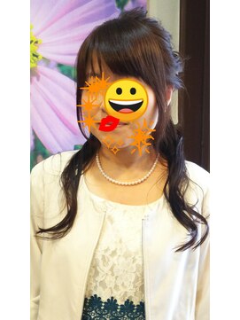 クロスロード(CROSS ROAD) ゆるふわハーフアップ