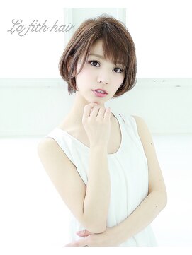 ラフィス ヘアー エルア 武庫之荘店(La fith hair elua) 【Lafith】上品綺麗な☆ショートヘア