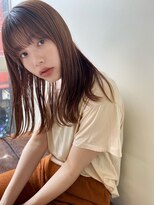 アニー(ANY)&nbsp;オレンジブラウン×ウェーブセミディ