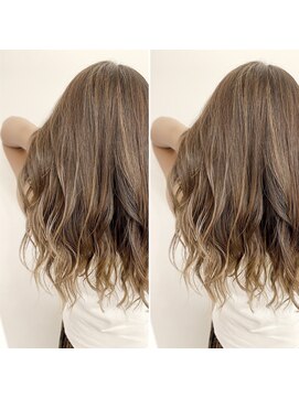 チョビー 銀座(chobii) チョビー銀座桜井ブリーチハイライトグラデーション