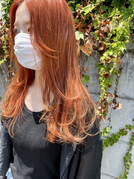 アンメリーアン(Ann merry ann) orange × layer cut