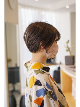ベンジー 学芸大学店(benji) シンプルショートヘア20代30代40代/学芸大学/学大/自由が丘