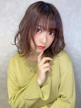 アルケー ヘアアンドヘッドスパ 錦糸町南口店(arche Hair&head spa) 大人可愛いココアベージュグレージュカラーボブウルフ黒髪錦糸町