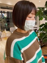 バランス ヘアーアンドアイラッシュ 野田店(balance.)&nbsp;前下がりボブ