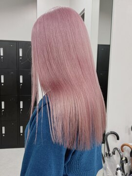 ベレーザシェルト(Beleza scelto) 3360ベールピンクタイトストレートボルドーピンクベージュロング