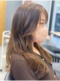 30代40代ハイライト3Dカラー透明感ブラウン外国人風カラー